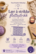 Lær å strikke flettestrikk 13 August